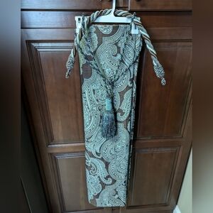 Shower Curtain with Tie Backs